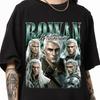 Унісекс Футболка з принтом 'Rowan Whitethorn Throne Of Glass', Вінтажна Бутлегова Унісекс Футболка