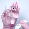 A Soft And Transparent Human-Shaped Squeezing Toy, Soft And Elastic, a Fun Little Item with a Cute Smiling Face.