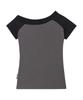 PRENDA String Off Shoulder Short Sleeve Black