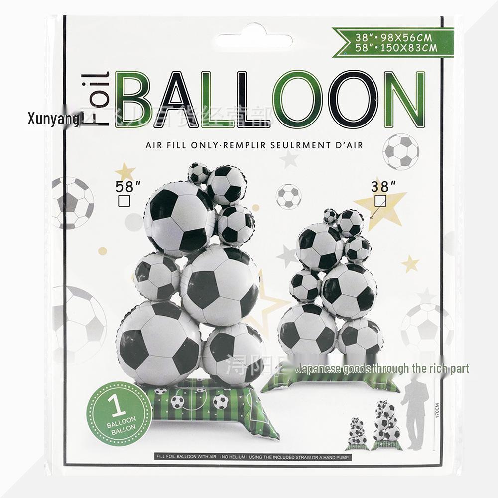 Velký stojící fóliový balónek Mistrovství světa pro party dekoraci
