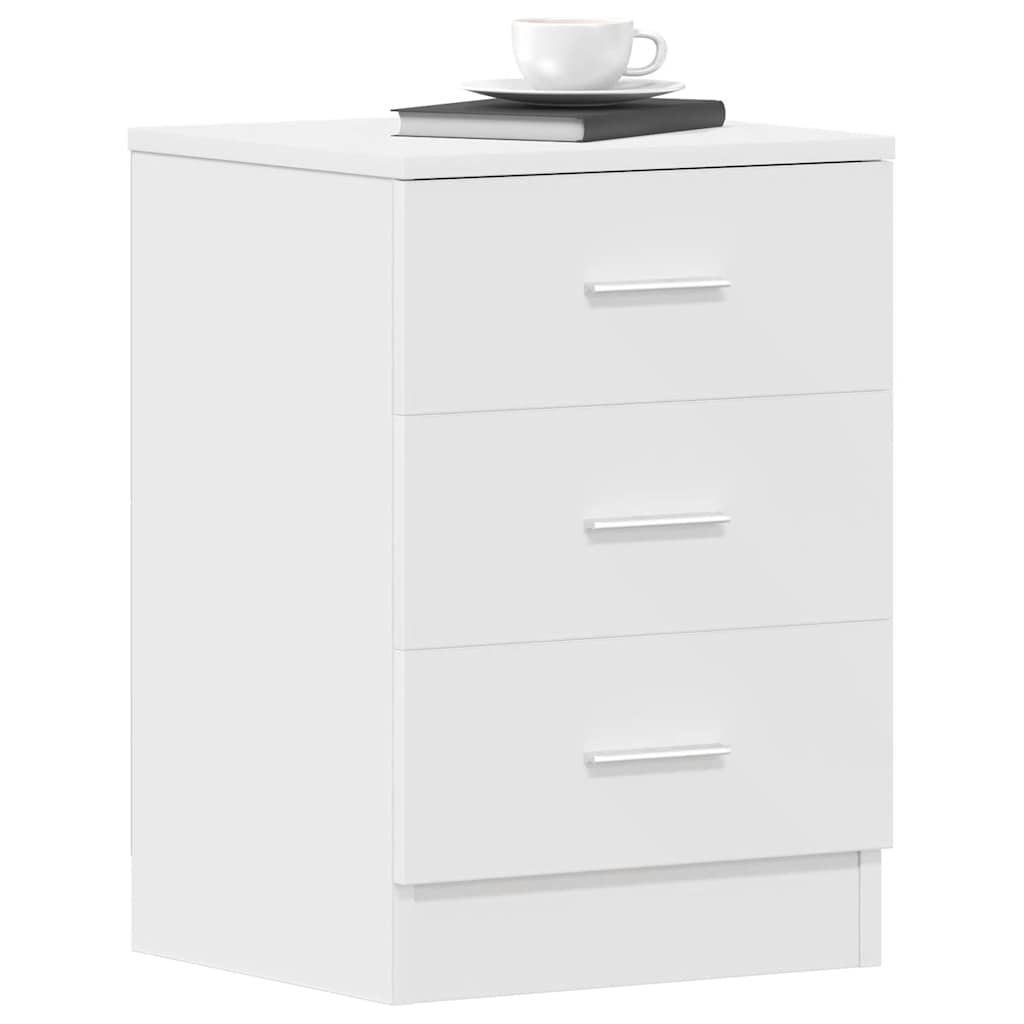 Nightstand White 38 x 35 x 56 cm Engineered Wood