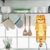 Hand Towel Adorable Cartoon Cat Shaped Towel Soft Absorbent Hanging Towel for House Kitchen Bathroom