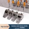 Stainless Steel Sports Whistle for Referees & Coaches