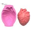 Halloween Silicone Cake Mold Realistic Human Heart Shape Reusable Easy To Clean DIY Baking Tools for Cookies Chocolates