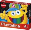 Mona Plastelina 6 kolorów miękka masa plastyczna na bazie wosku 1 szt.