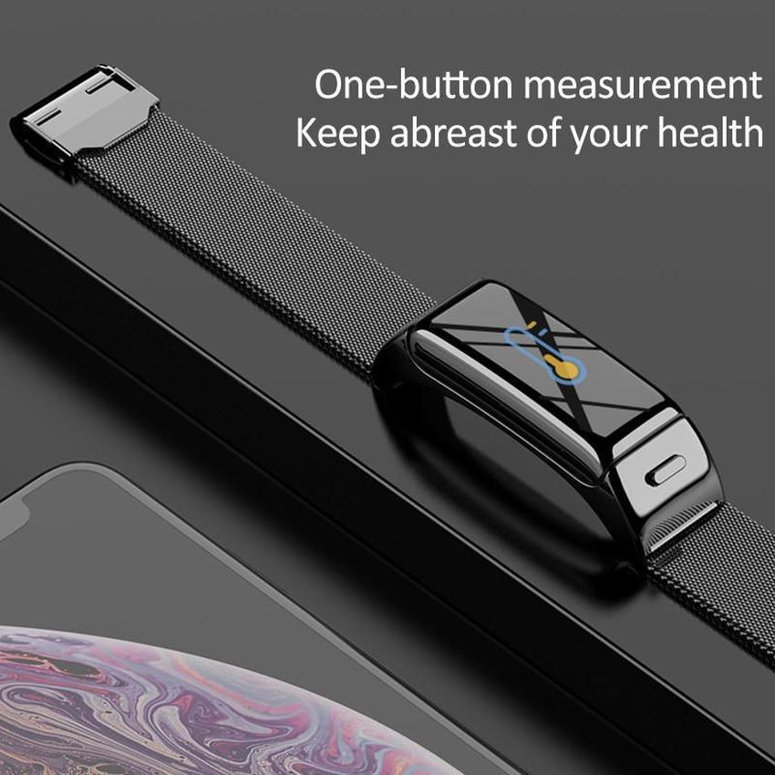 Buy B6 Smart Bracelet Bluetooth Headset 2in1 Waterproof Heart Rate
