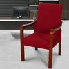Retro Wooden Chair Slipcover Solid Color Elastic Chinese Style Boss Armrest Chair Protector Cover Home Decor Furniture Covers