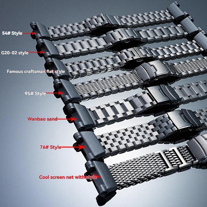 For Casio G-SHOCK Sixth Generation Frogman Watch 3445 GWF-D1000B Modified Steel Strip Stainless Steel Men's Watch Chain