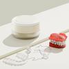 2 In 1 Multi-layer Denture Box With Lid No-Leak For Safe Retainer Storage