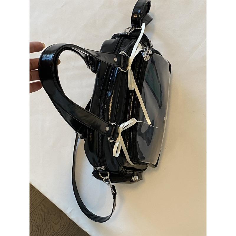 Cute Bowling Bag for Women,Multiway Tote Backpack,Crossbody Shoulder Bag,Daily Fashion Pur Bag