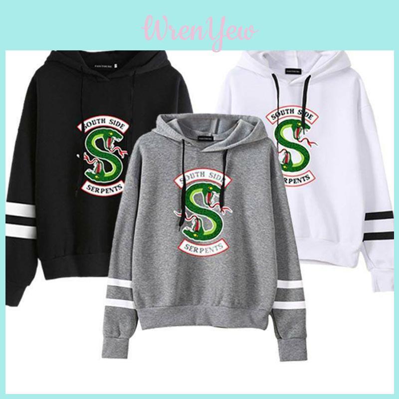 Schlangen South Side Hoodie Riverdale Veronica Schlangen Gang Sweatshirt Oberteil Pullover