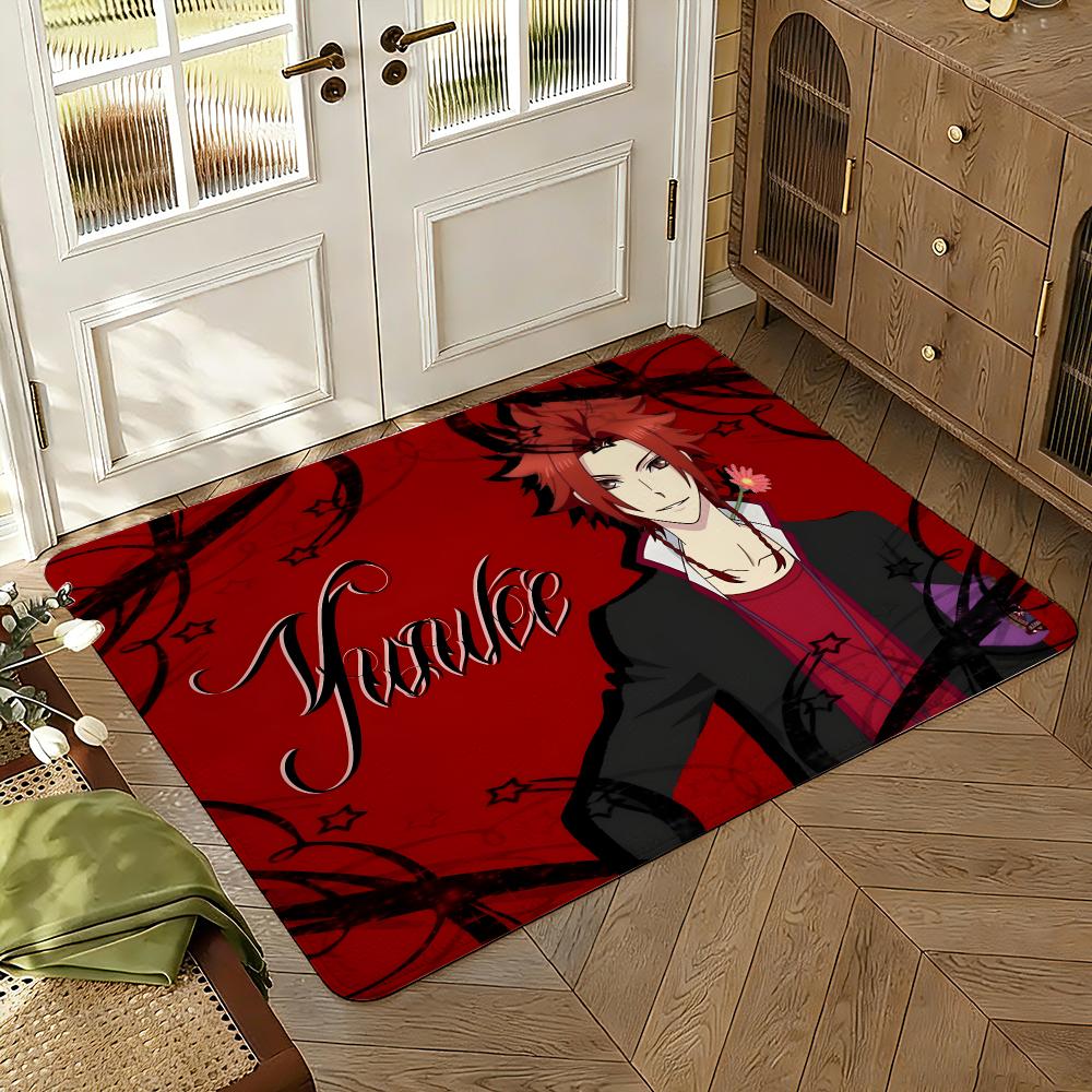 Brothers Conflict Floor Mat Soft Thickened Absorbent Non-Slip Bedroom Living Room Door Mat Home Decor Flannel Rugs