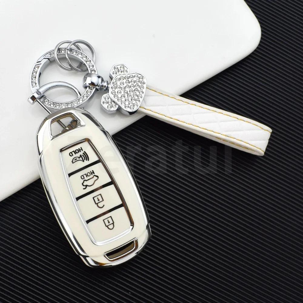 3/4/5 Buttons Car Key Case Cover Fob For Hyundai Kona Creta I20 I30 Ix35 Ix25 Elantra Grandeur Accent Solaris Sonata Palisade