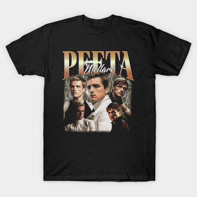 

Men Black Print T-shirt Peeta Mellark Vintage No-Cut Transfer Paper Print Cotton Tshirt - Men s Summer Cotton Graphic Tee 5XL різнокольоровий