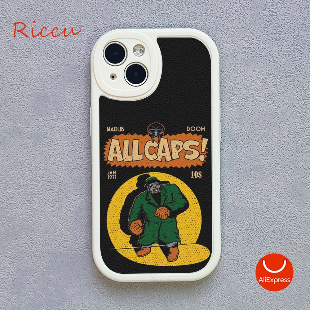 Iphone MF DOOM Rapper Telefon Kılıfı Iphone 14 13 11 12 Pro MAX 13 12MiNi 7 8 plus iphone14 XS XR Kuzu Derisi Koruyucu Kılıflar