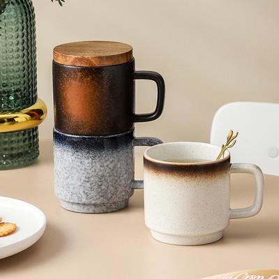 Ceramic Mug Premium High Temperature Resistant Rust Proof Corrosion Resistant Smooth Surface Comfortable Grip for Coffee Tea