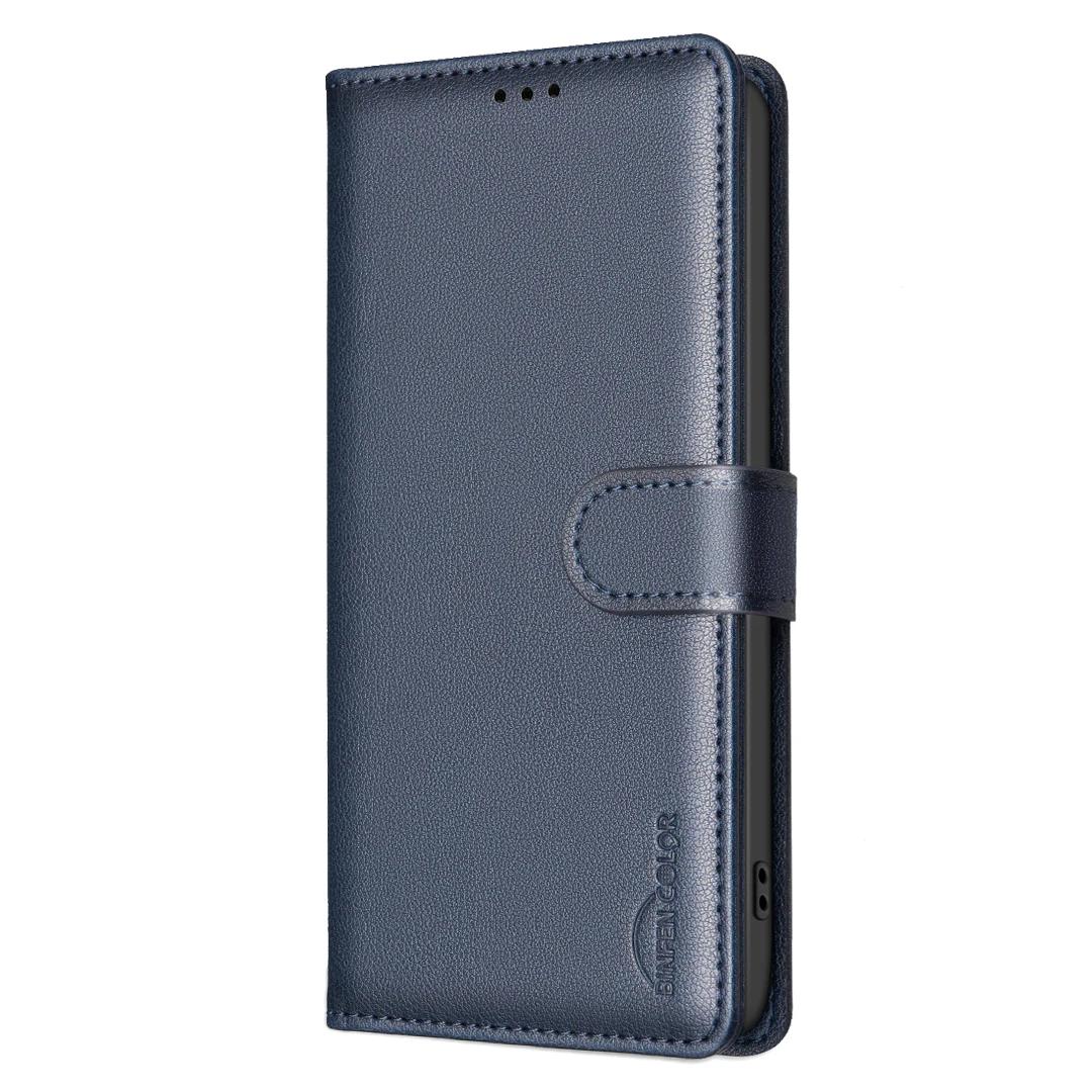 

RFID Blocking Flip Leather Case For Samsung Galaxy A34 5G A54 5G A14 4G A14 5G A23 A73 5G A13 4G A13 5G A33 A53 A22 4G A22 5G For Galaxy A22 5G синій