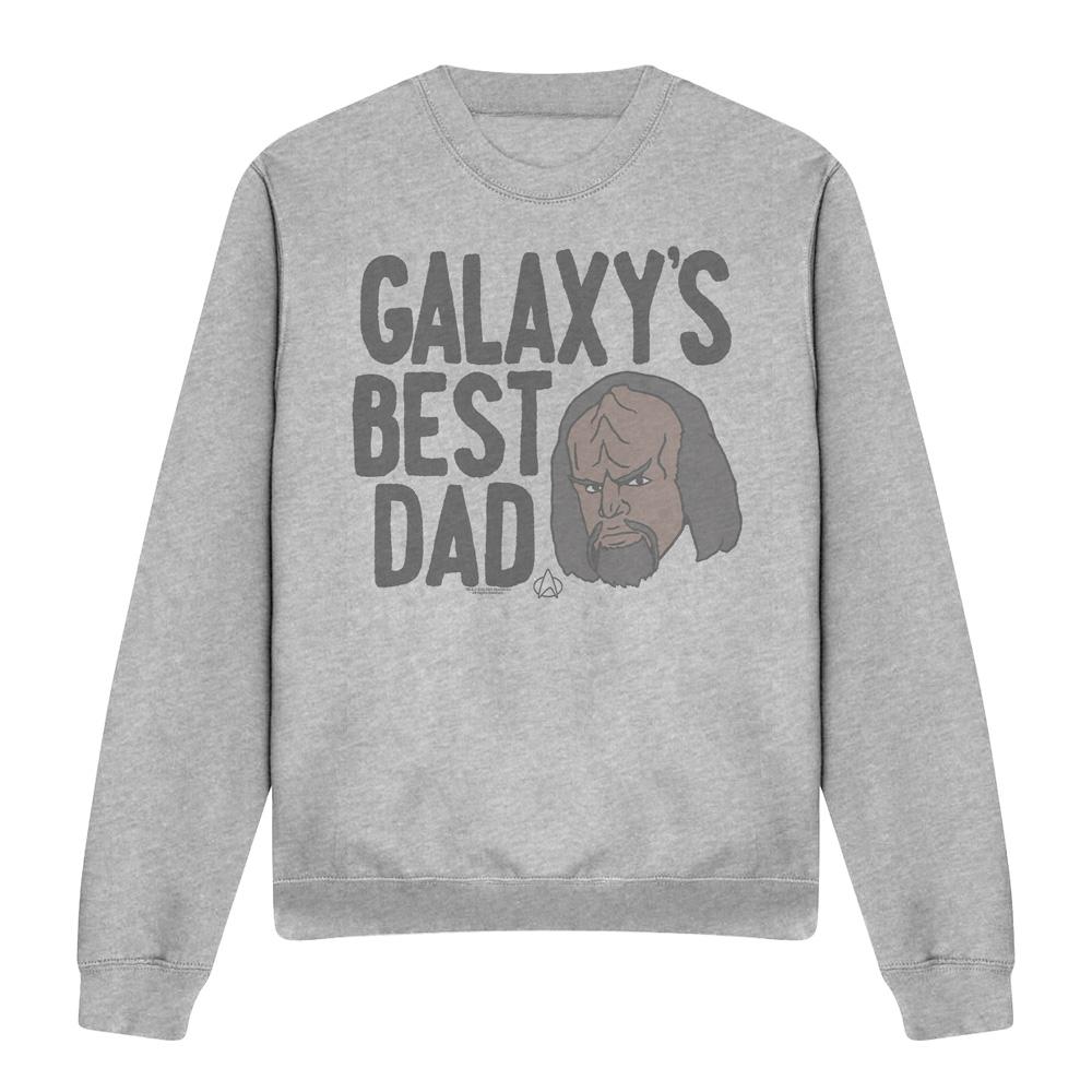 Star Trek: The Next Generation Unisex Adult Galaxy´s Best Dad Sweatshirt
