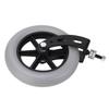 10 Inch Walker Front Caster Universal PU Wheel Hub Solid PVC Caster Replacement for Grocery Carts