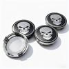 4 Stück/Set SCHÄDEL Logo Emblem Abzeichen Auto Radnabenkappen 58MM 54MM Felgennabendeckel Nabenkappe Staubschutz Ersatz Auto Zubehör
