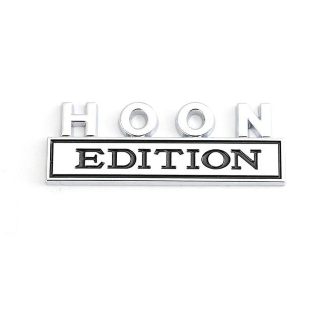 1Pc 3D Metal HOON Edition Logo Car Front Grille Badge Side Fender Rear Trunk Emblem Sticker Decal