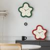 Cream Style Living Room Wall Clock Minimalist Digital Clock Restaurant Creative Swinging Digital Wall Clock Home Decoration