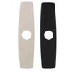 10 Inch Faucet Deck Plate Matte Black Faucet Base Plate Stylish Sink Hole Cover  Vanity Sink
