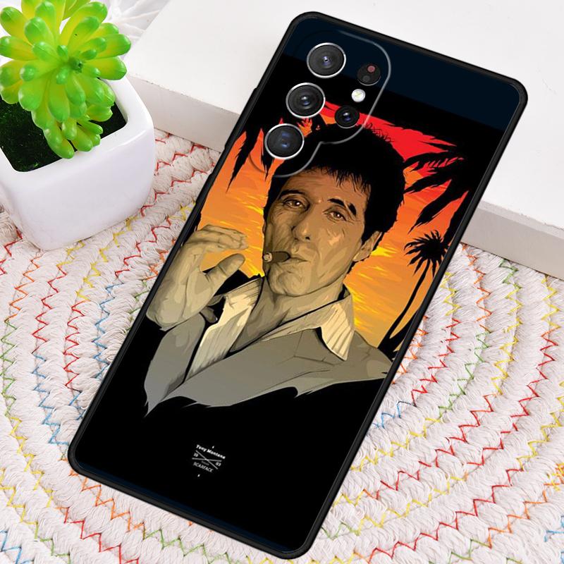Tony Montana Scarface TPU Phone Case For Samsung Galaxy Note 10 Pro S26 S25 S24 S23 S22 Ultra Plus S21 FE S20 Shockproof Cover