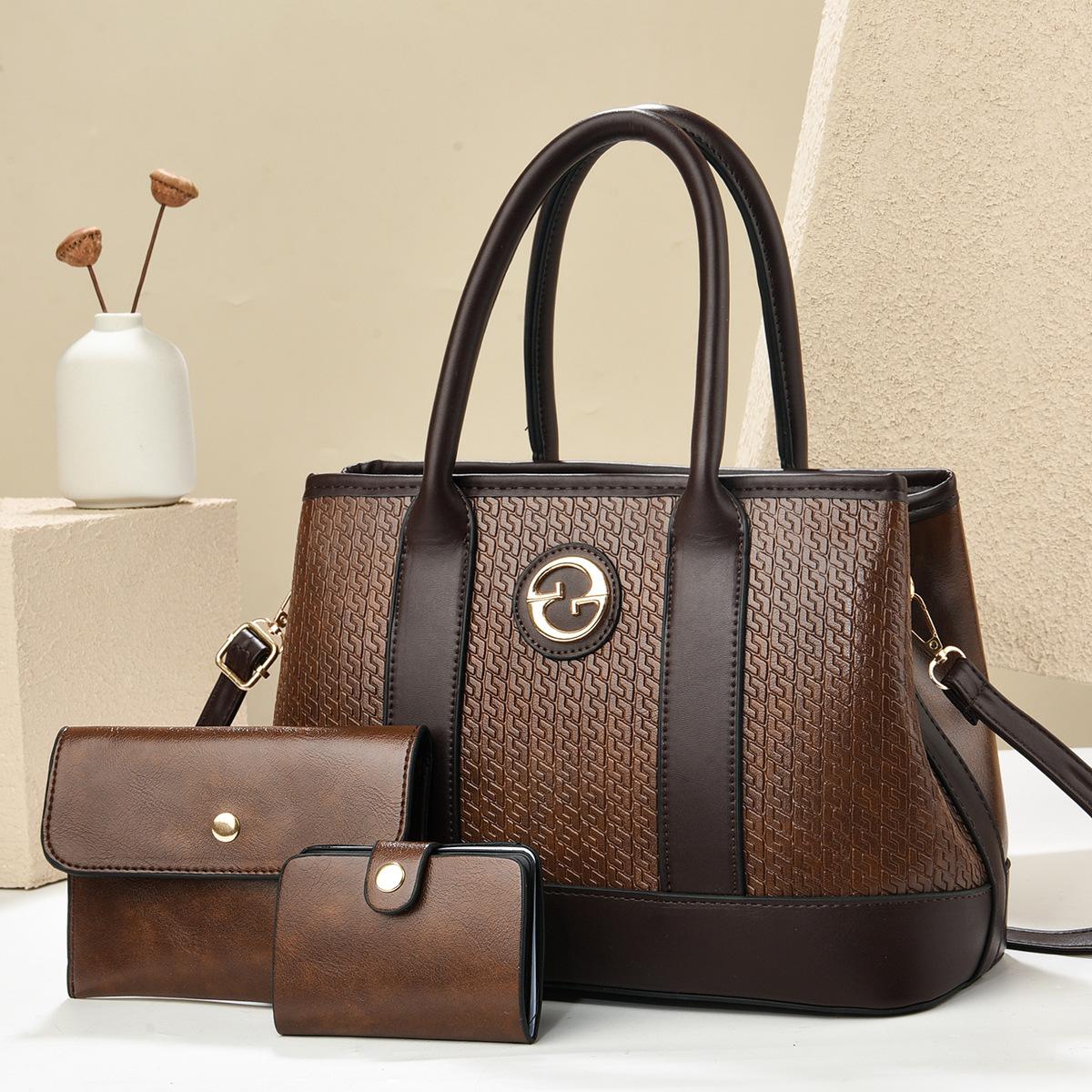 

Новый высокий уровень внешнего вида, рельефная строчка, столь убедительная, передовое чувство трех наборов дизайна, сумка через плечо, универсальная женская сумка .