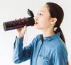 Thermos Wasserflasche Vakuumisoliert Mobiler Becher 550ml Schwarz Pink JNT-550 BK-P