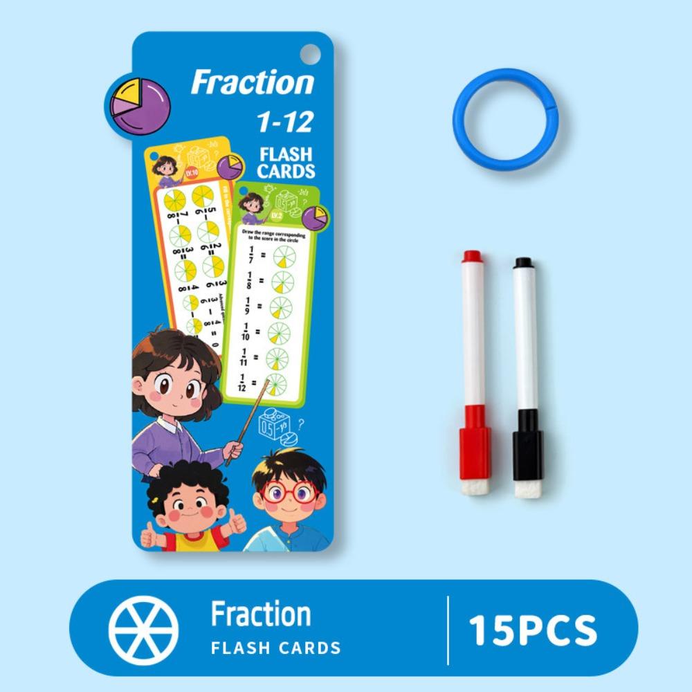 

15PCS Практические карточки Обучающие карточки 15 карточек Математические настольные карточки Карточки для сложения для детей E