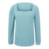 FashionSweaters For Women Lightweight Loose Fit Square Neck Puff Sleeve Tunic Tops