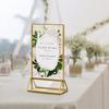 DIY Label Holder Transparent Menu Card Rack Table Cards Picture Frame  Anniversary Celebration