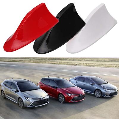 Black White Red Car Shark Fin Roof Aerial Signal Enhancement Antenna Fit For Hyundai Toyota Auto Replacement