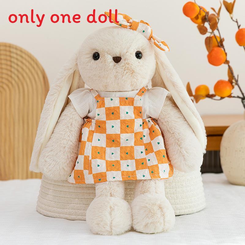 Cute Cartoon Bunny Plush Toy With Pp Cotton Filling For Kids Gift And Sleep Companion