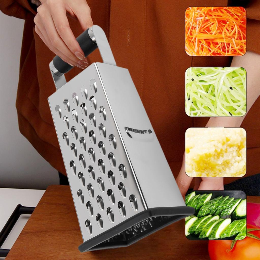 Gourmet-Kochen leicht gemacht mit Mehrzweck-Edelstahl-Boxreibe