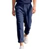 Men's Relaxed Fit Casual Straight-Leg Linen Naples-Style Breathable Trousers
