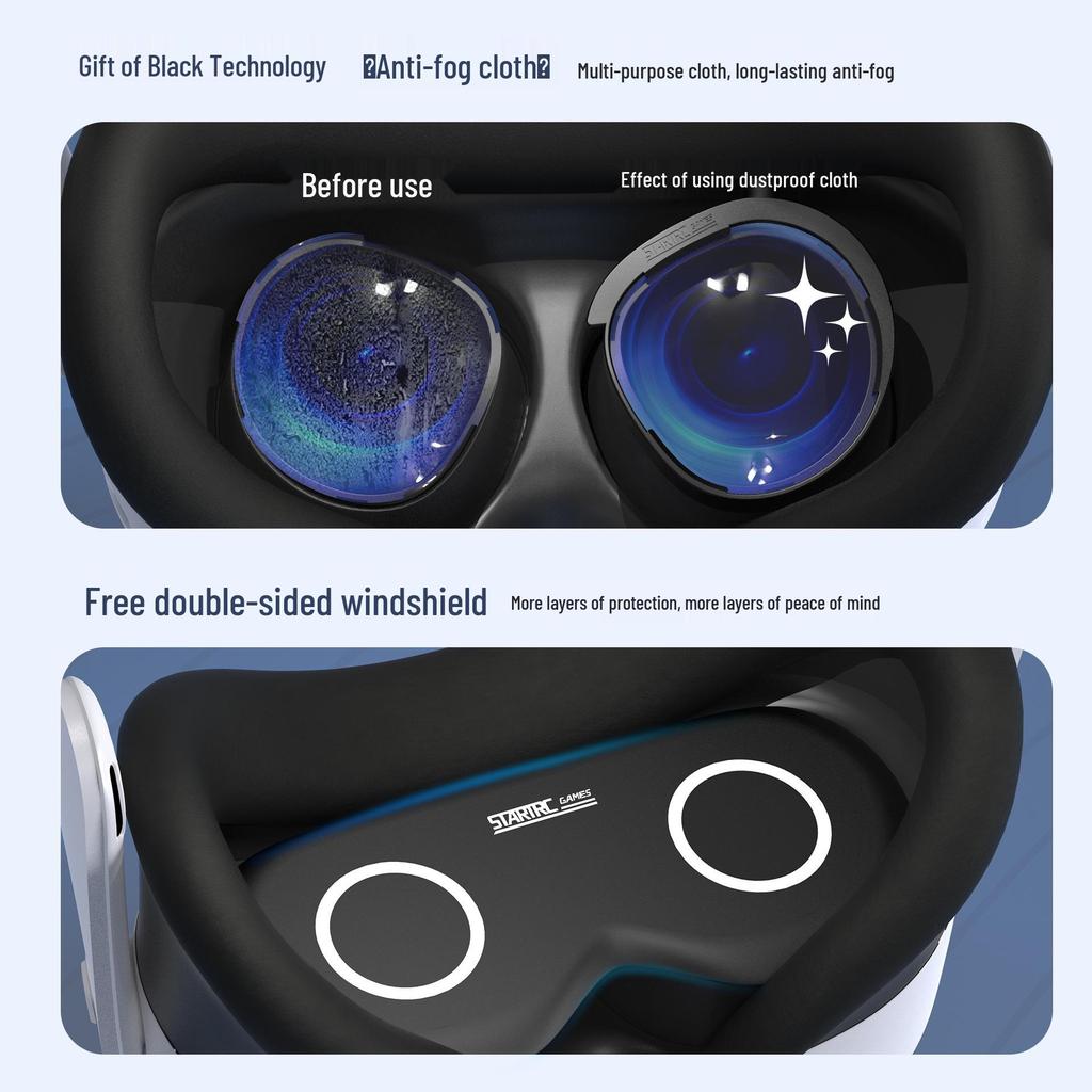STARTRC GAMES Meta Quest 3S Anti-Scratch, Anti-Blue Light, Dustproof Lens Goggles