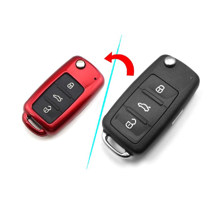 Carcasa ABS pentru chei auto pentru Volkswagen VW Polo Passat B5 Golf4 5 6 Jetta Tiguan Golf CrossFox Plus Eos Scirocco