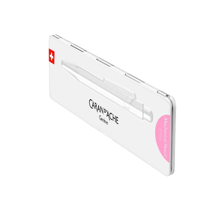 CARAN Mechanical Pencil 849 Color Matte X Pink Metal Can Officially Imported D'ACHE MF0844-591 0.5mm