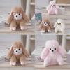 Cute Sitting Poodle Plush Doll With Fluffy Velvet Fur For Gift Giving