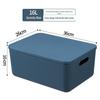 Large Plastic Storage Box for Clothing and Sundries - Ideal for Dorm or Home