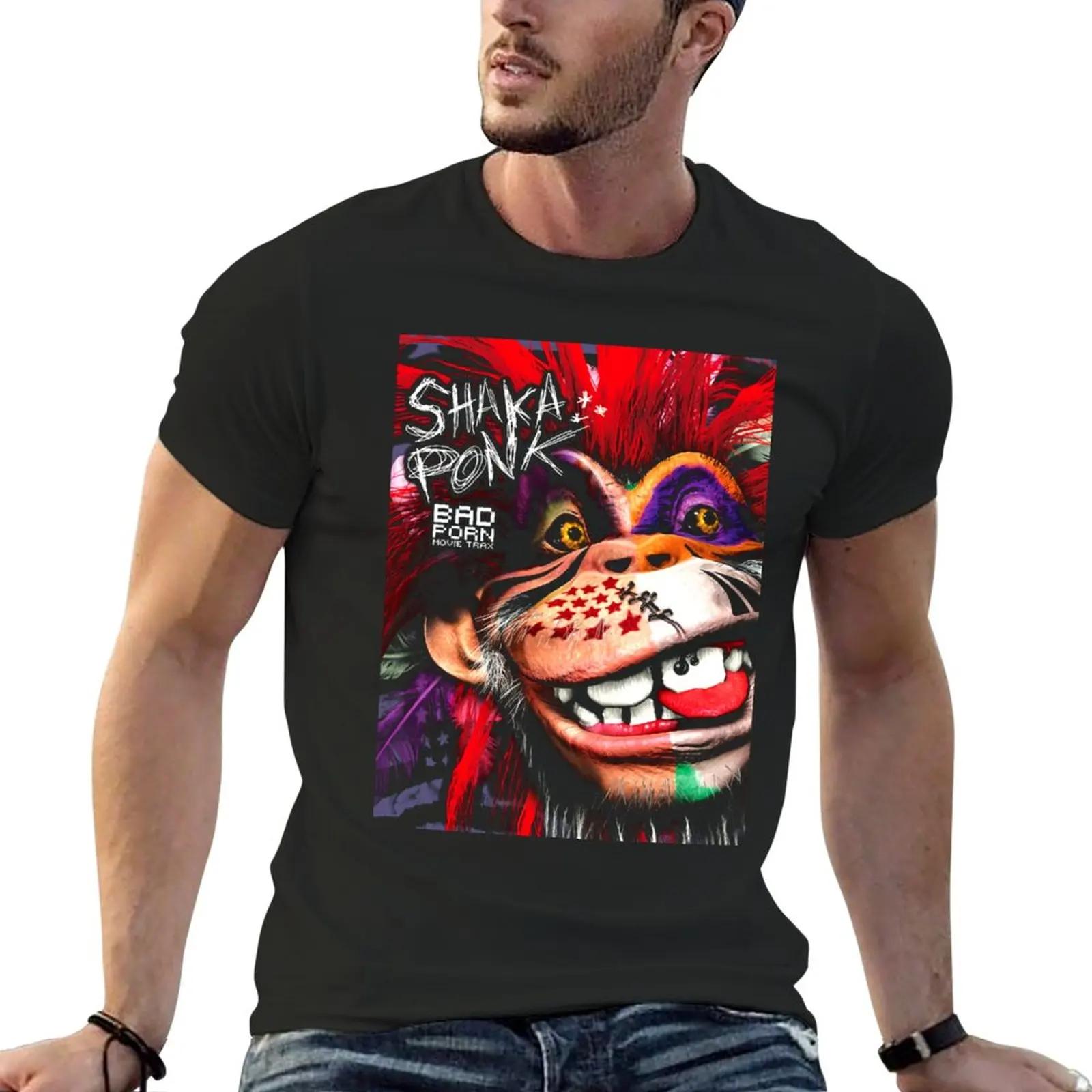 

Новая футболка shaka ponk pixel ape, футболки, графические футболки, футболки с коротким рукавом, мужские - Мужская летняя хлопковая футболка с графическим принтом S разноцветный