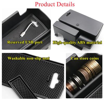 Auto Mittelkonsole Armlehne Aufbewahrungsbox Organizer Schale für Jeep Compass 2025 2025 2025 Verstauen Aufräumen Innenraum Zubehör ABS