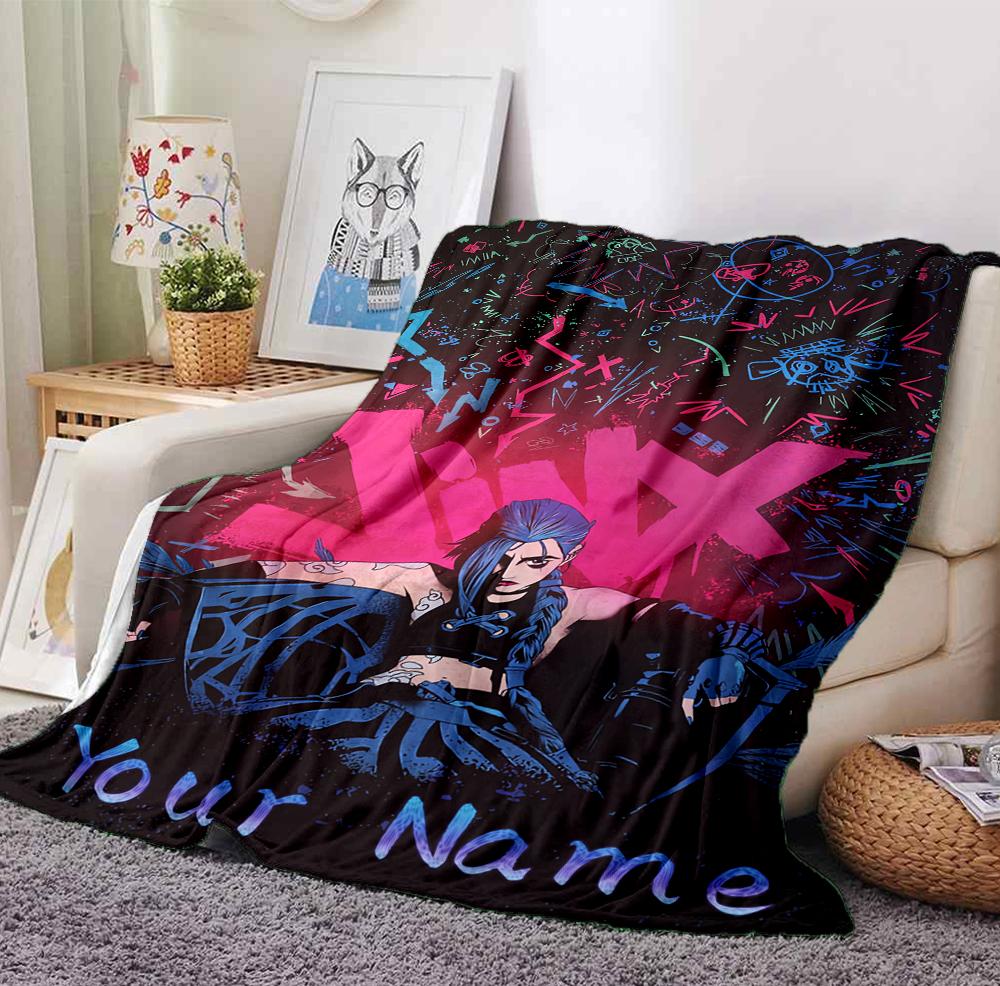 Custom Name Blue Eyes Connection Flannel Blanket Throw Blanket Soft Warm Sofa Bed Home Decor Unique Gift
