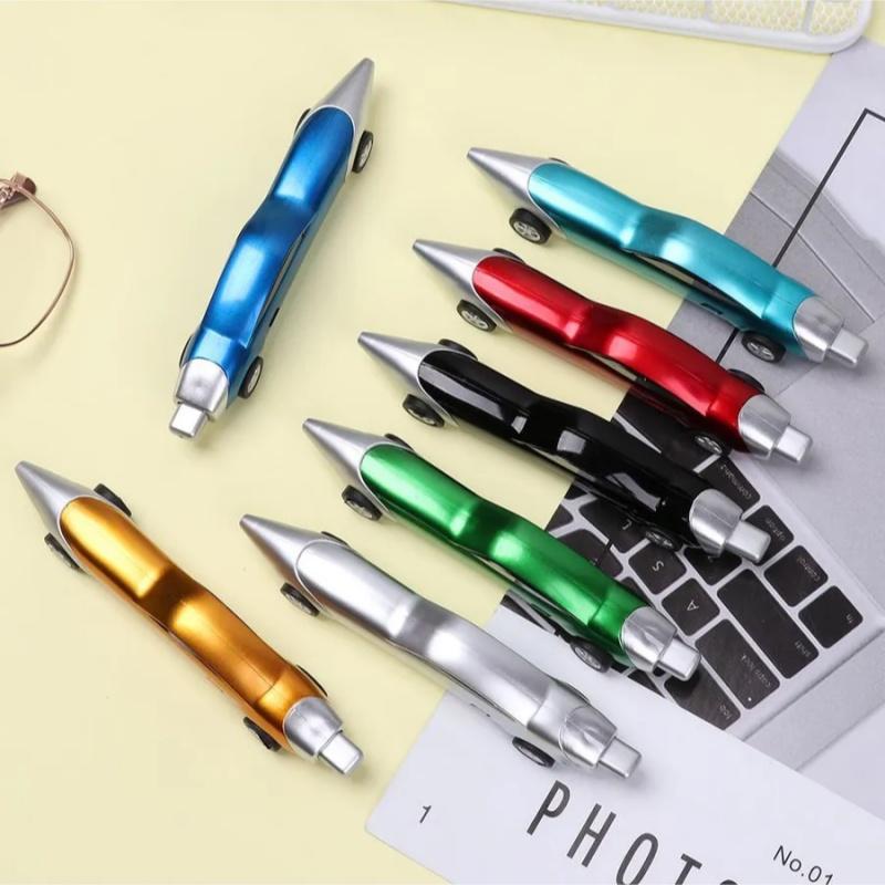 1Pc Car Shape Ball Pen Children's Gifts Ballpoint Pen Creative Office Accessories Material