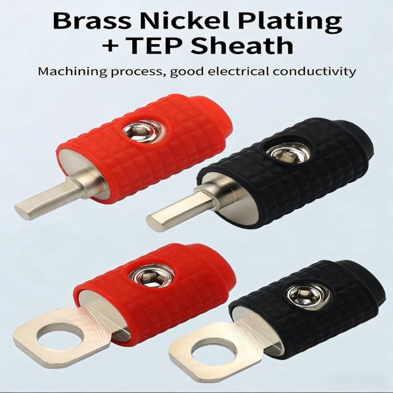 Multiple Gauge Wire Adapter Connector For Car Subwoofer Amplifier Systems Supporting Various Cable Sizes In Auto Modification