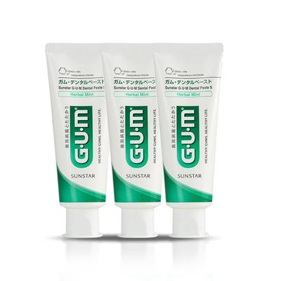 Pasta de Dientes Sunstar Gum S Blanqueadora Hipoalergénica (130g) 3 paquetes