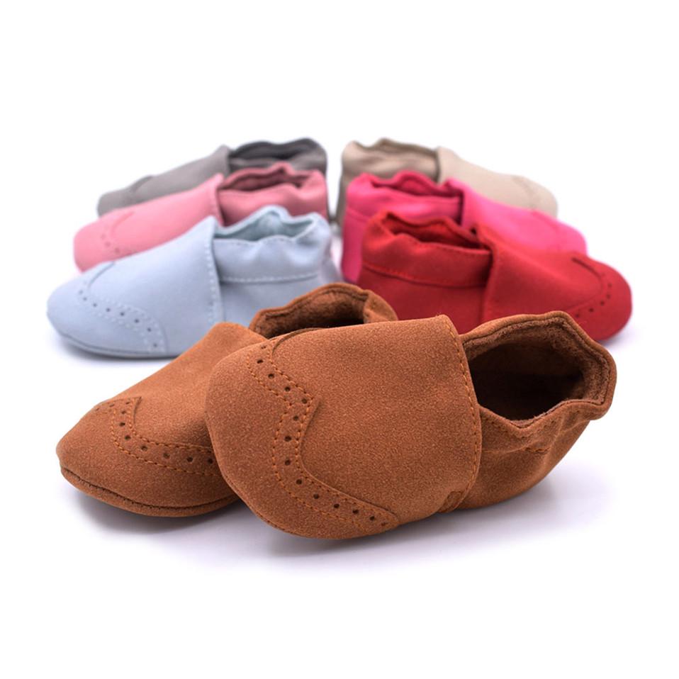 Babyschuhe für den Innenbereich, warm, für Kleinkinder, Nubukleder, für Kleinkinder, Mädchen, Jungen, Sohle, Anti-Rutsch-Schuh für den ersten Wanderer