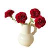 Carnation Fake Flower Arrangement - Perfect for Mother's Day, Teacher's Day, Home Décor, and Photo Prop